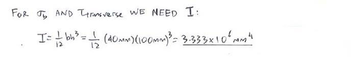 Stress From Combined Loadings solution step 3