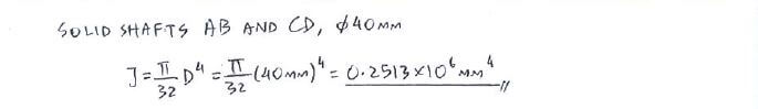 Statically Indeterminate Analysis with Torque solution step 1